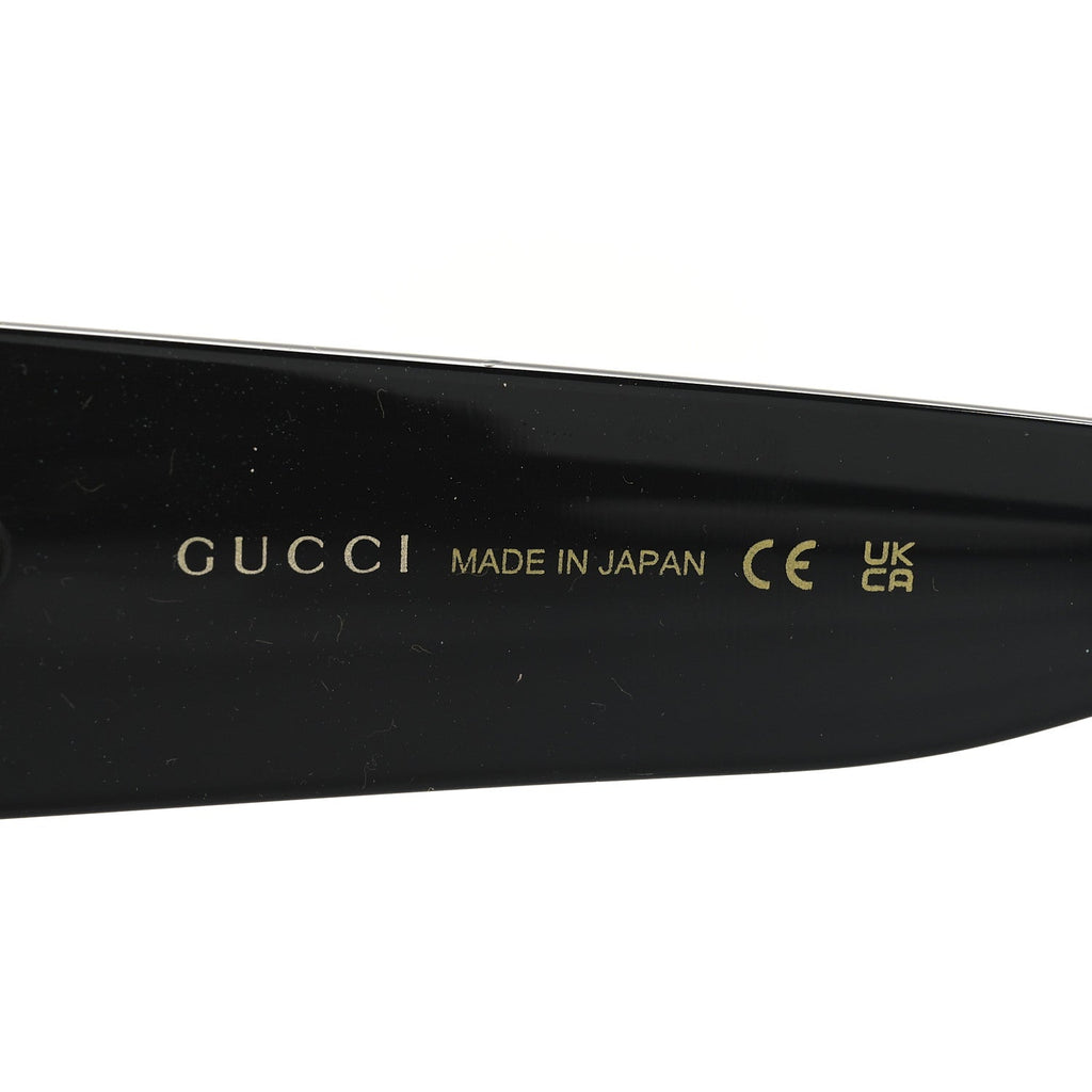 Gucci Square Sunglasses — Black