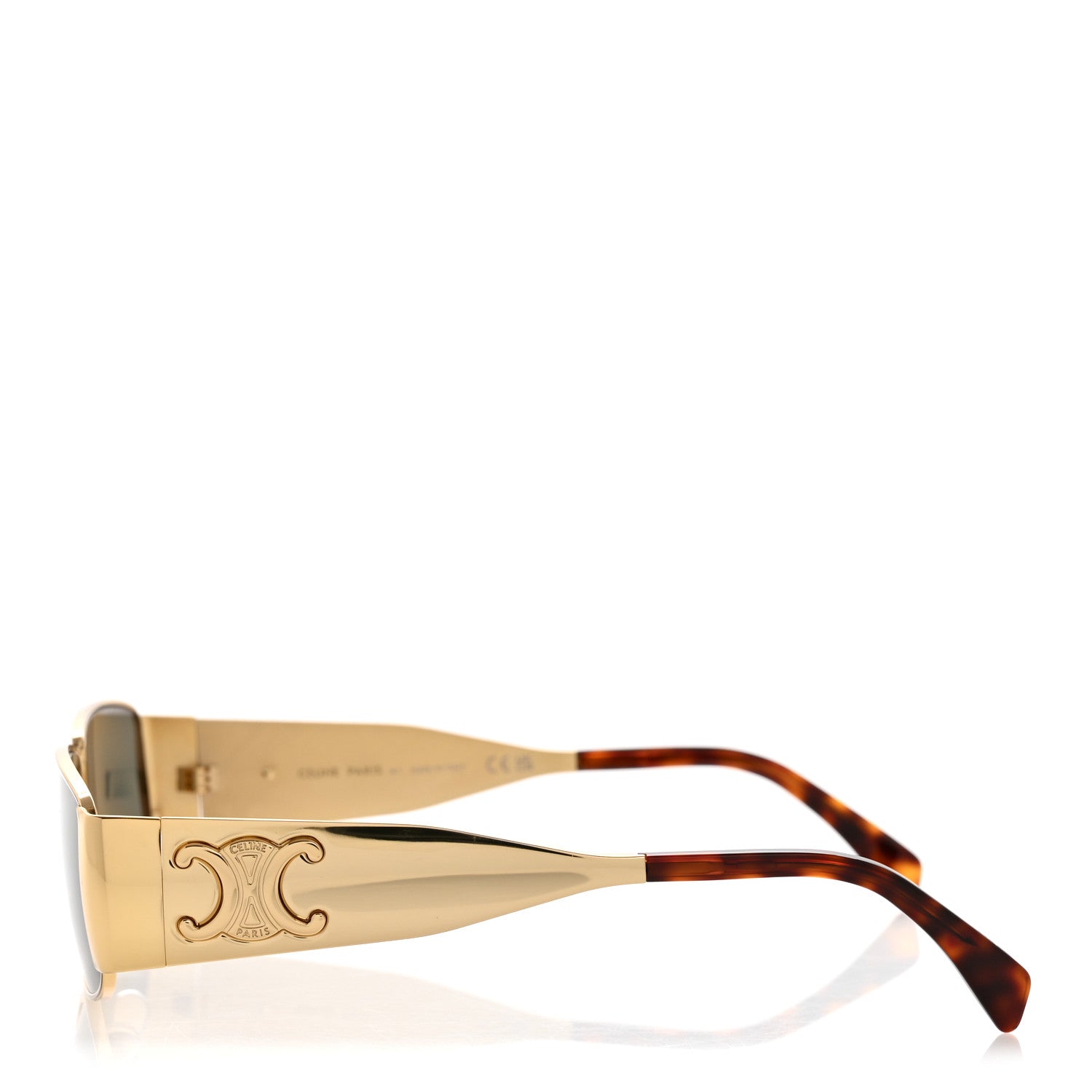 Celine Square Sunglasses — Green