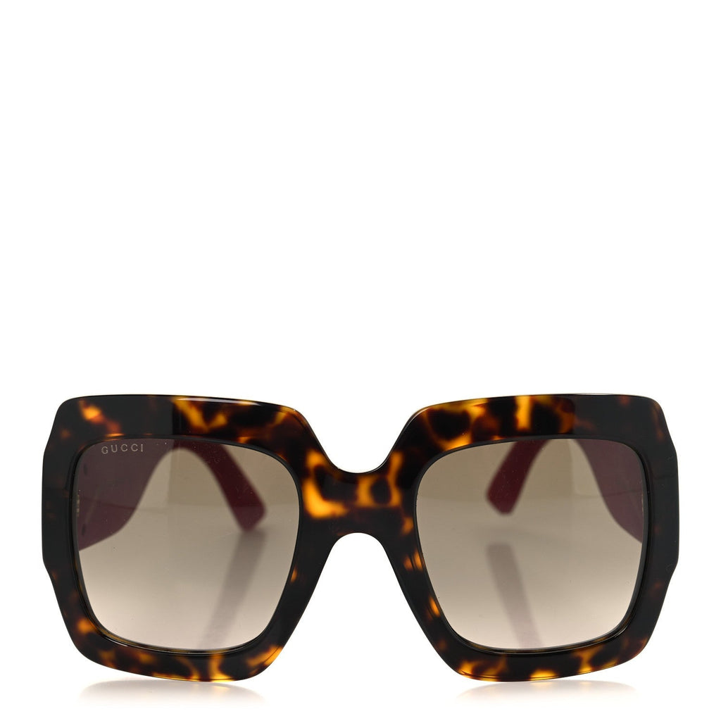 Gucci Square Sunglasses — Pink GG0102S