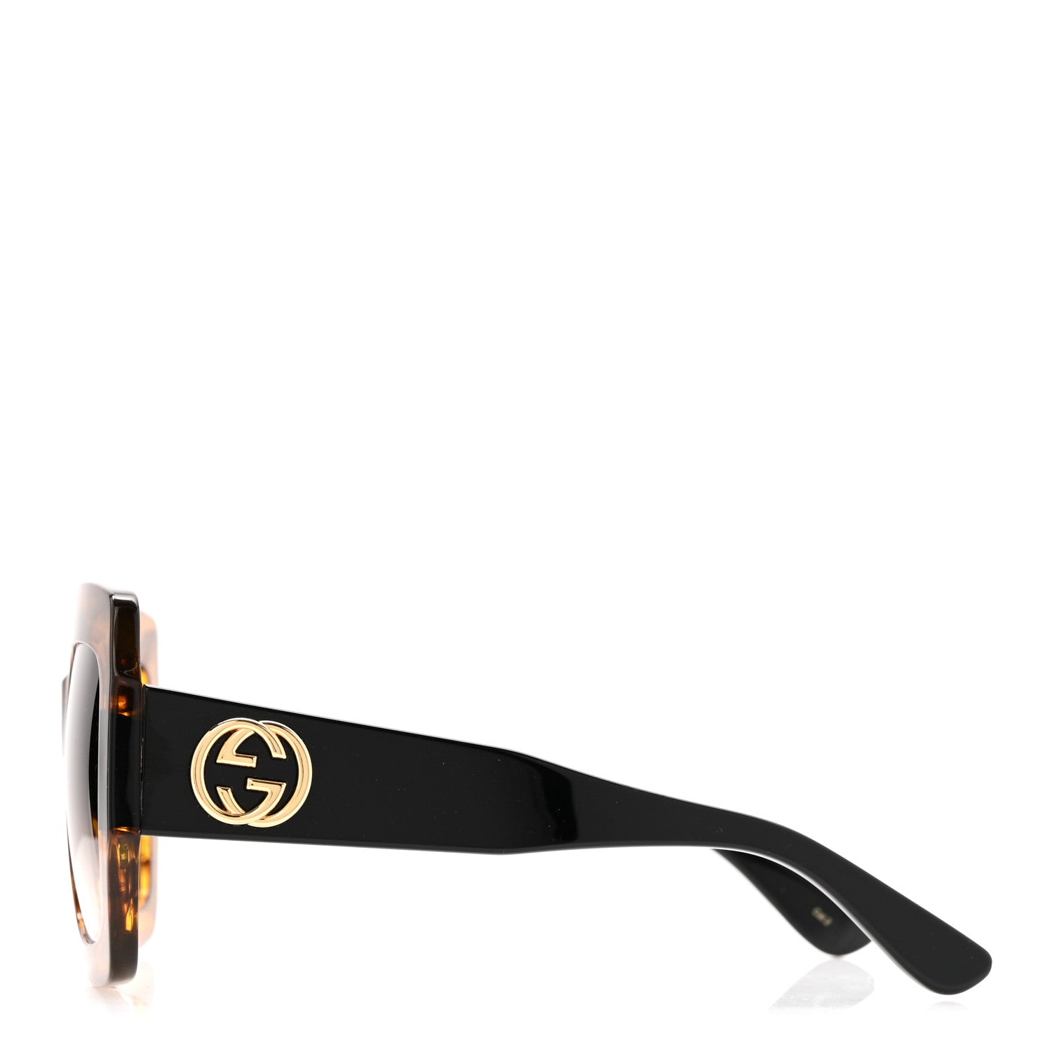 Gucci Square Sunglasses — Havana GG0178S