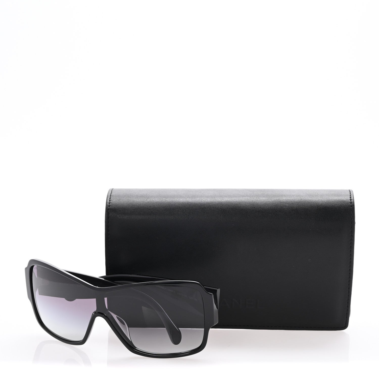 Chanel Shield Sunglasses — Black 5449-A