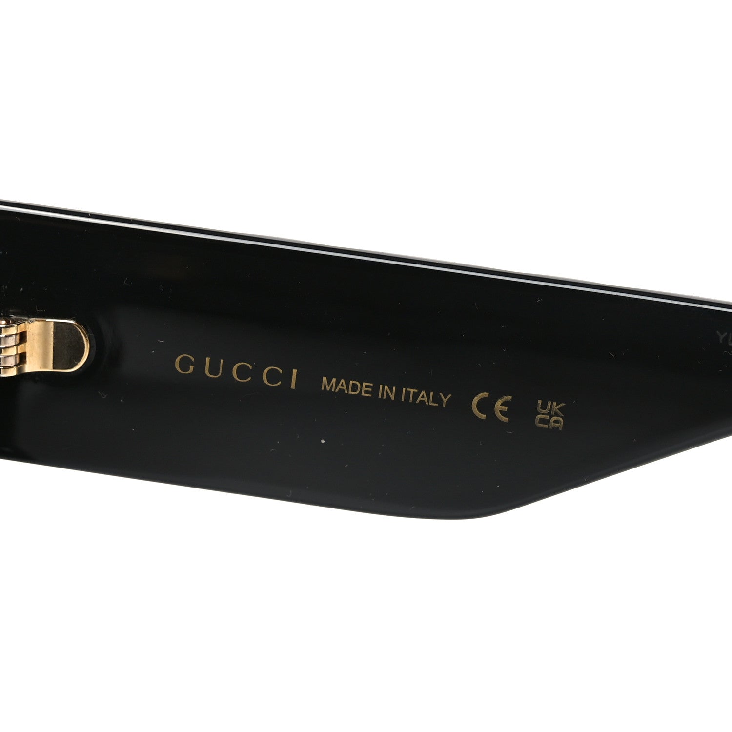 Gucci Oversized Sunglasses — Black GG0808S