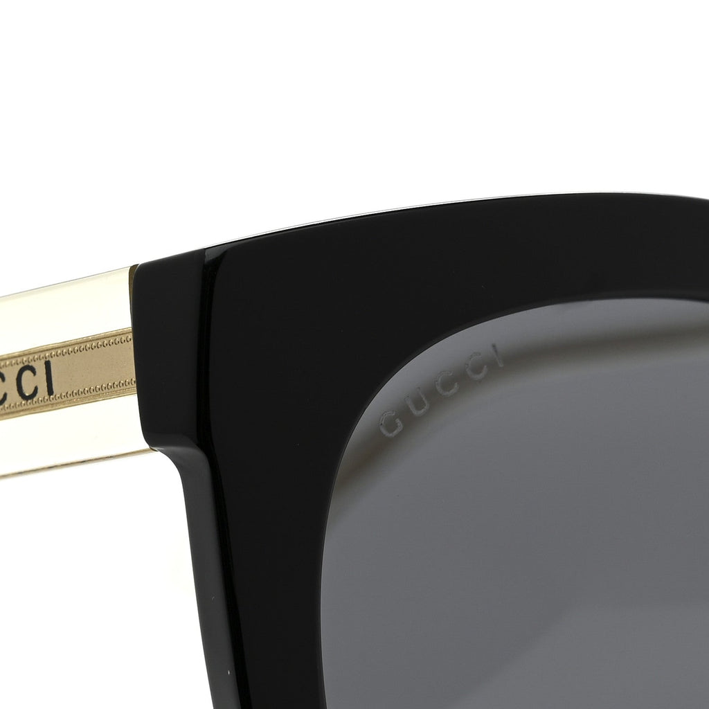 Gucci Oversized Sunglasses — Crystal GG0564S