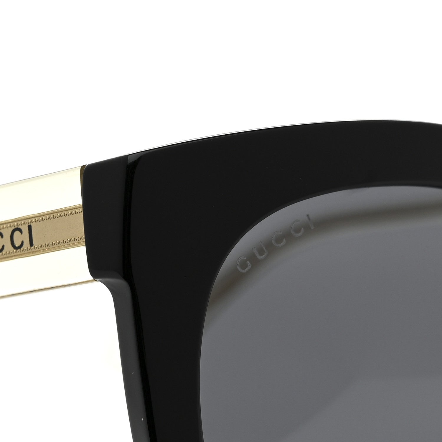 Gucci Oversized Sunglasses — Crystal GG0564S