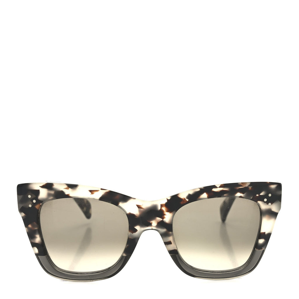 Celine Square Sunglasses — Havana