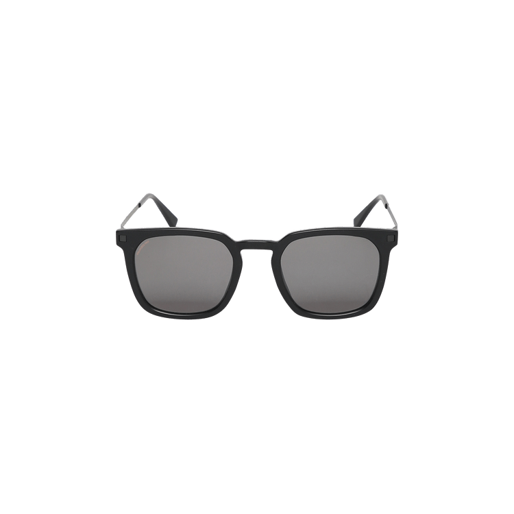 Mykita Borga Polarized Pro Hi-Con Square Sunglasses — Black