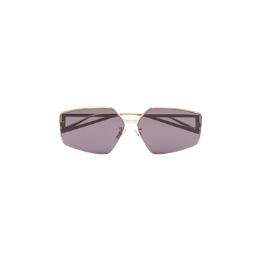 Bottega Veneta Aviator Sunglasses — Gold