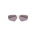 Bottega Veneta Aviator Sunglasses — Gold