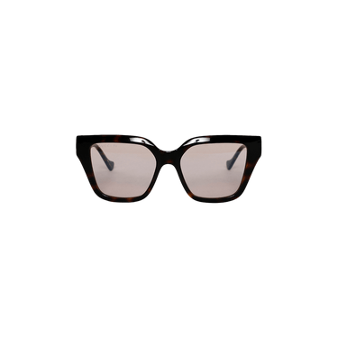 Gucci Square Cat Eye Sunglasses — Brown