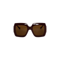 Gucci Classic Square Sunglasses — Brown