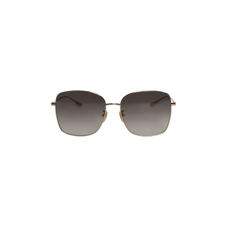 Gucci Oversized Gradient Sunglasses — Gold
