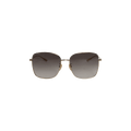 Gucci Oversized Gradient Sunglasses — Gold