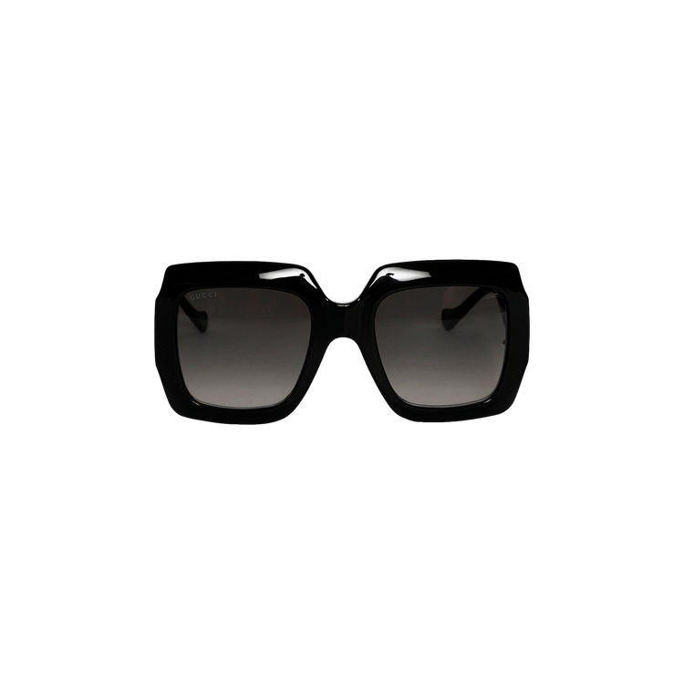 Gucci Classic Square Sunglasses — Black