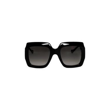 Gucci Classic Square Sunglasses — Black