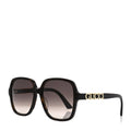 Gucci Oversized Square Sunglasses — Havana GG1189S