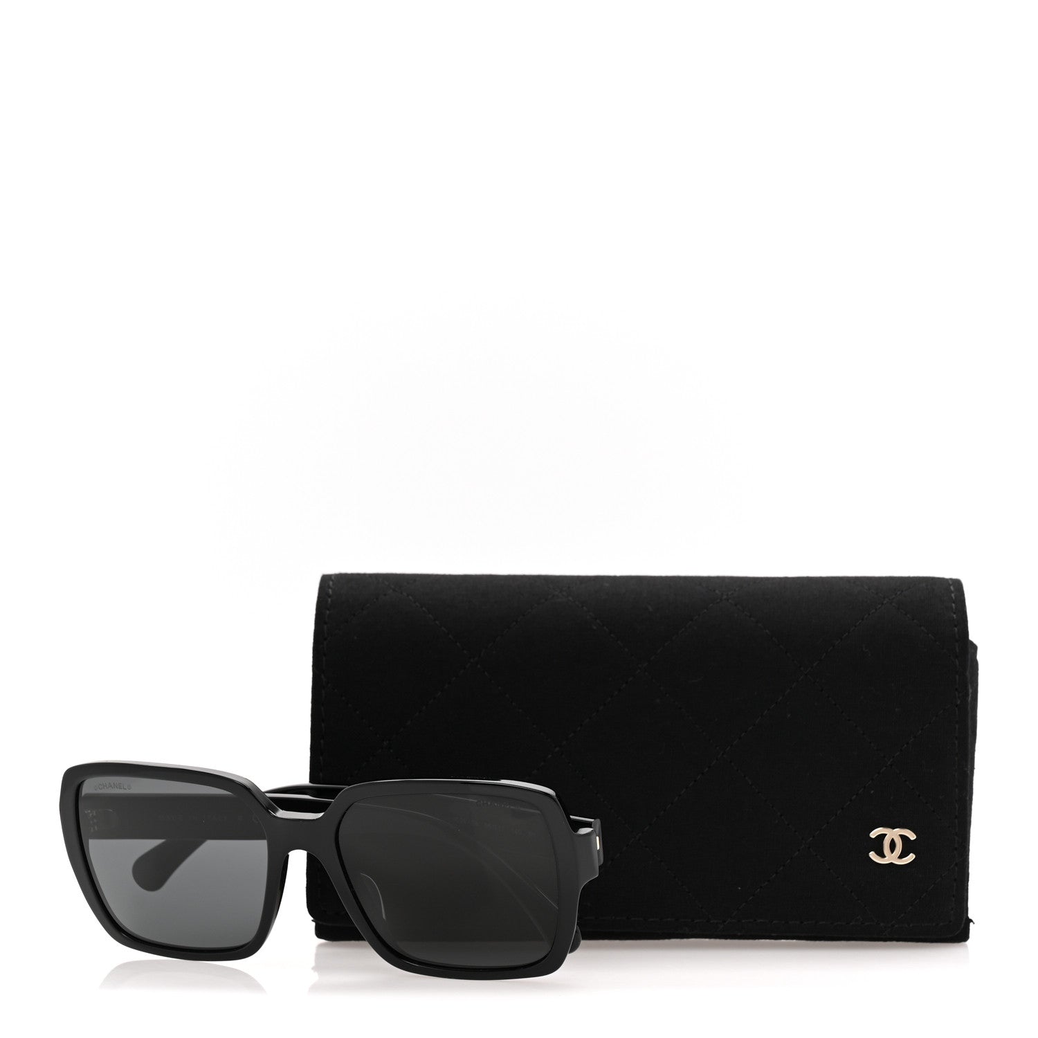 Chanel Square Sunglasses — Black 5408-A