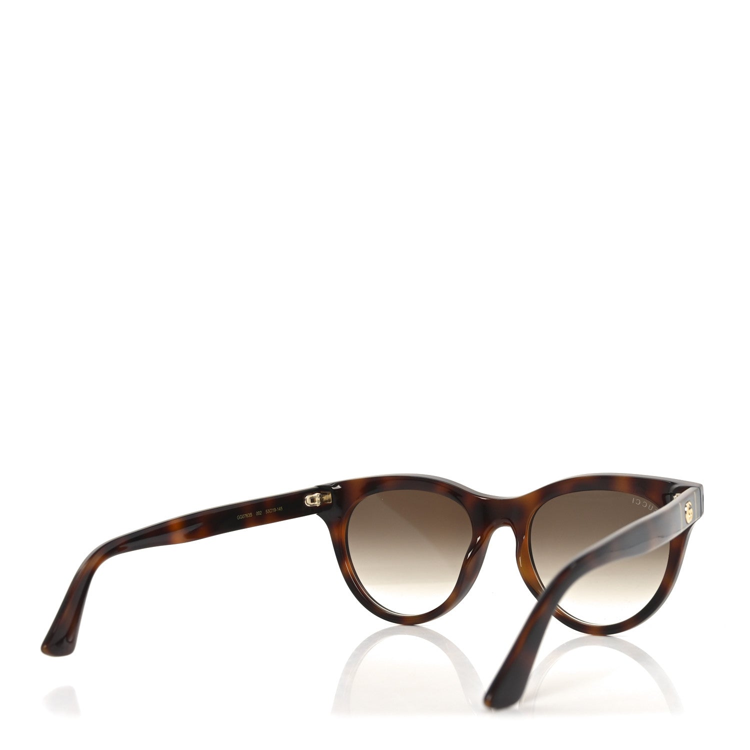Gucci Cat-Eye Sunglasses — Tortoise GG0763S
