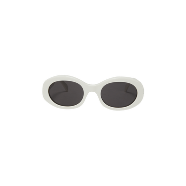 CELINE Oval Sunglasses — White