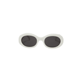 CELINE Oval Sunglasses — White