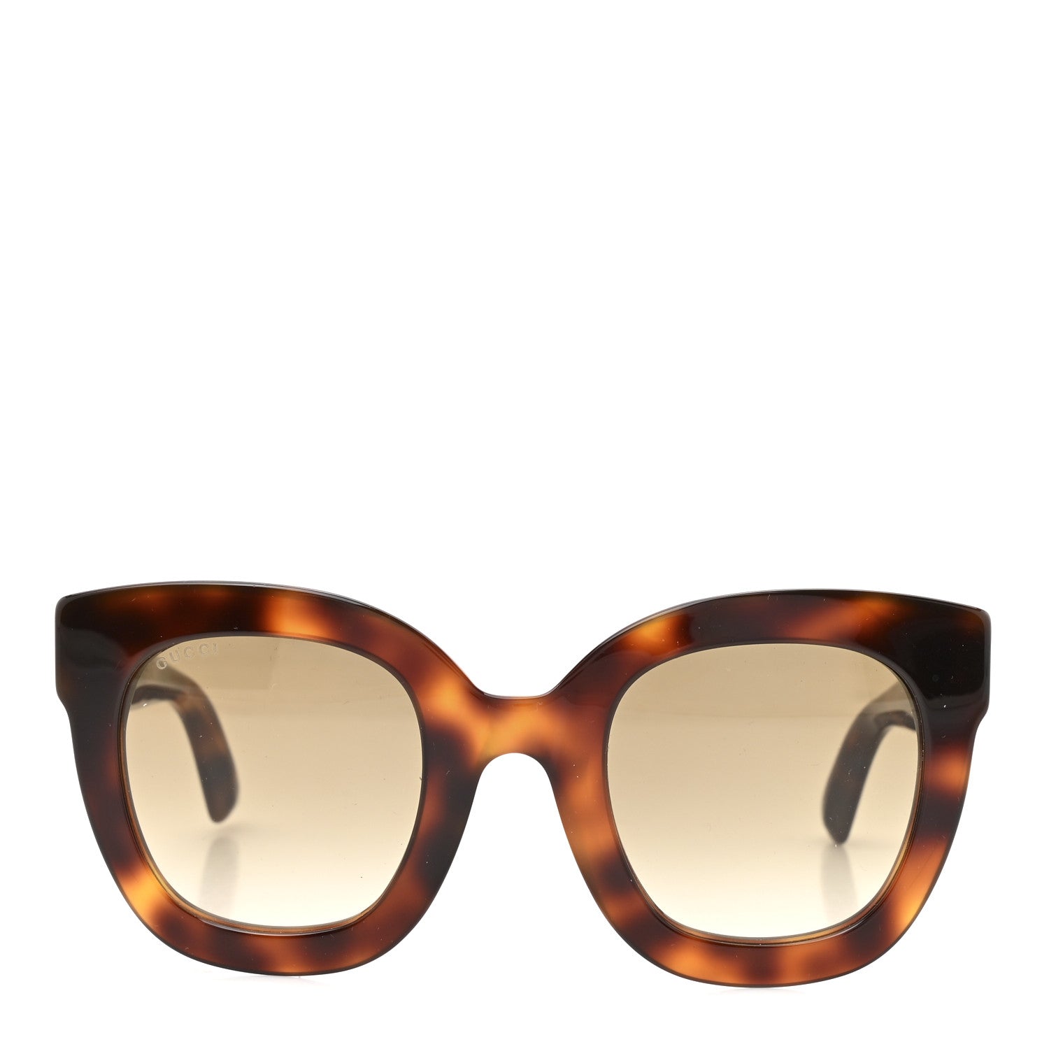 Gucci Round Sunglasses — Tortoise GG0208S