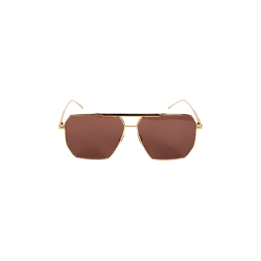 Bottega Veneta Sunglasses — Gold