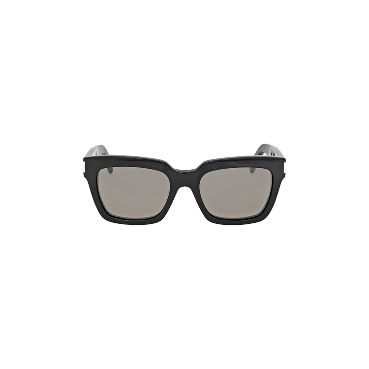 Saint Laurent Bold Square Sunglasses — Black