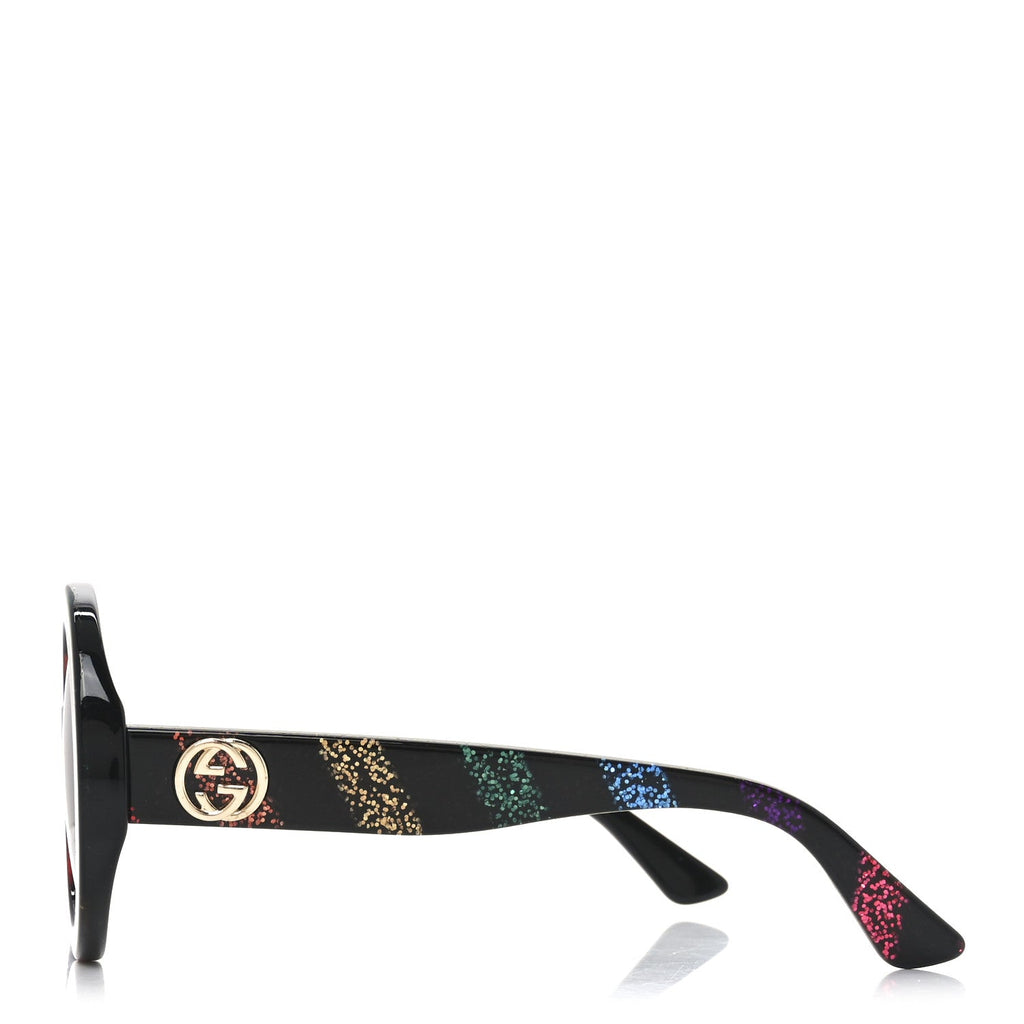 Gucci Round Sunglasses — Black GG0319S