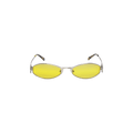 Marine Serre x Vuarnet Swirl Frame Oval Sunglasses — Yellow