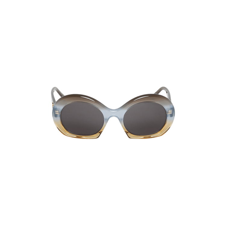 Loewe Gradient Oval Sunglasses — Multi-Color
