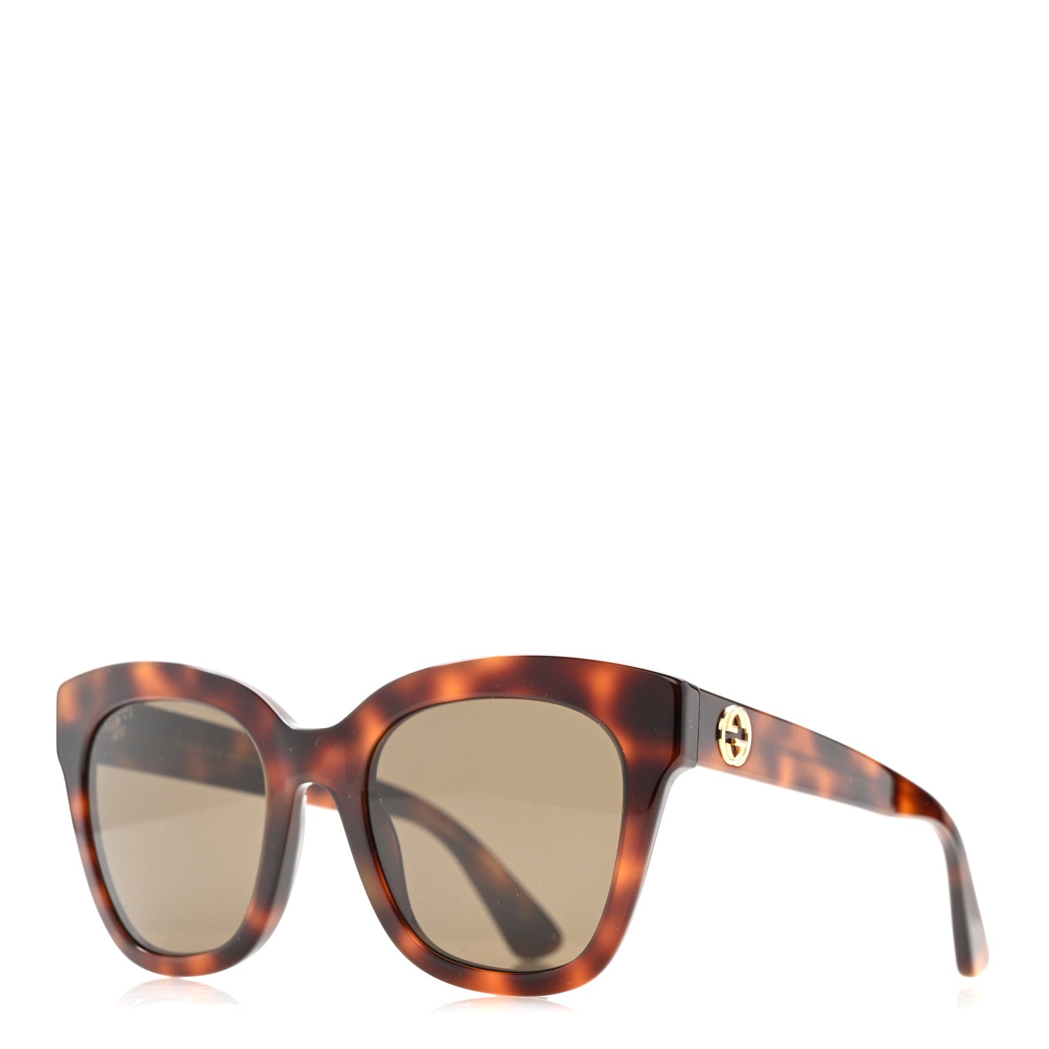 Gucci Square Sunglasses — Tortoise GG0029S