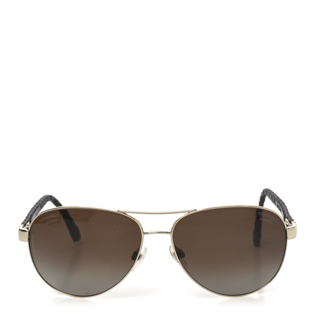 Chanel Aviator Sunglasses — Brown 4204-Q
