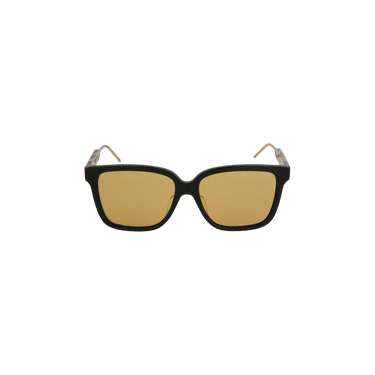 Gucci Square Frame Acetate Sunglasses — Brown