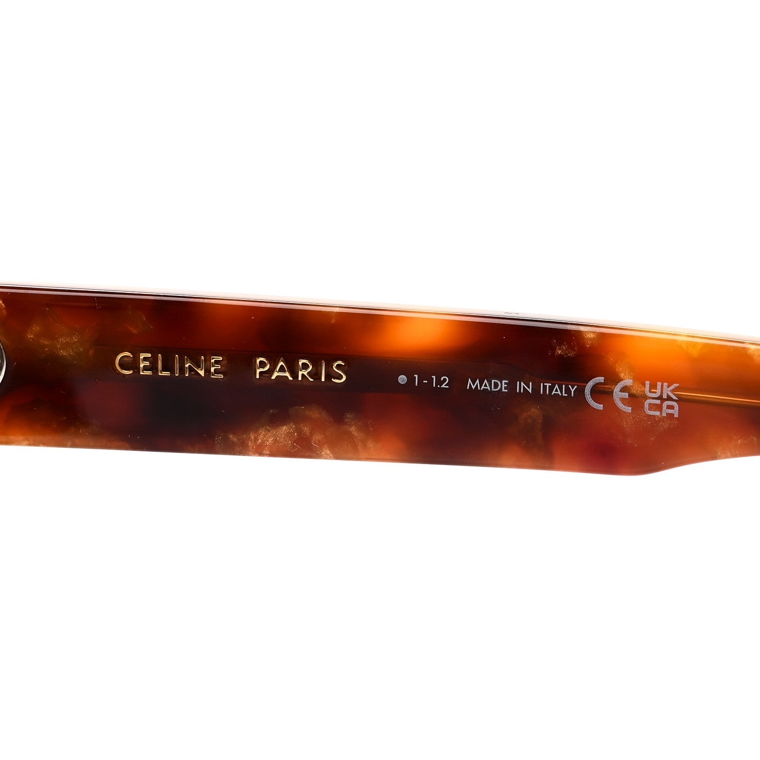Celine Square Sunglasses — Tortoise