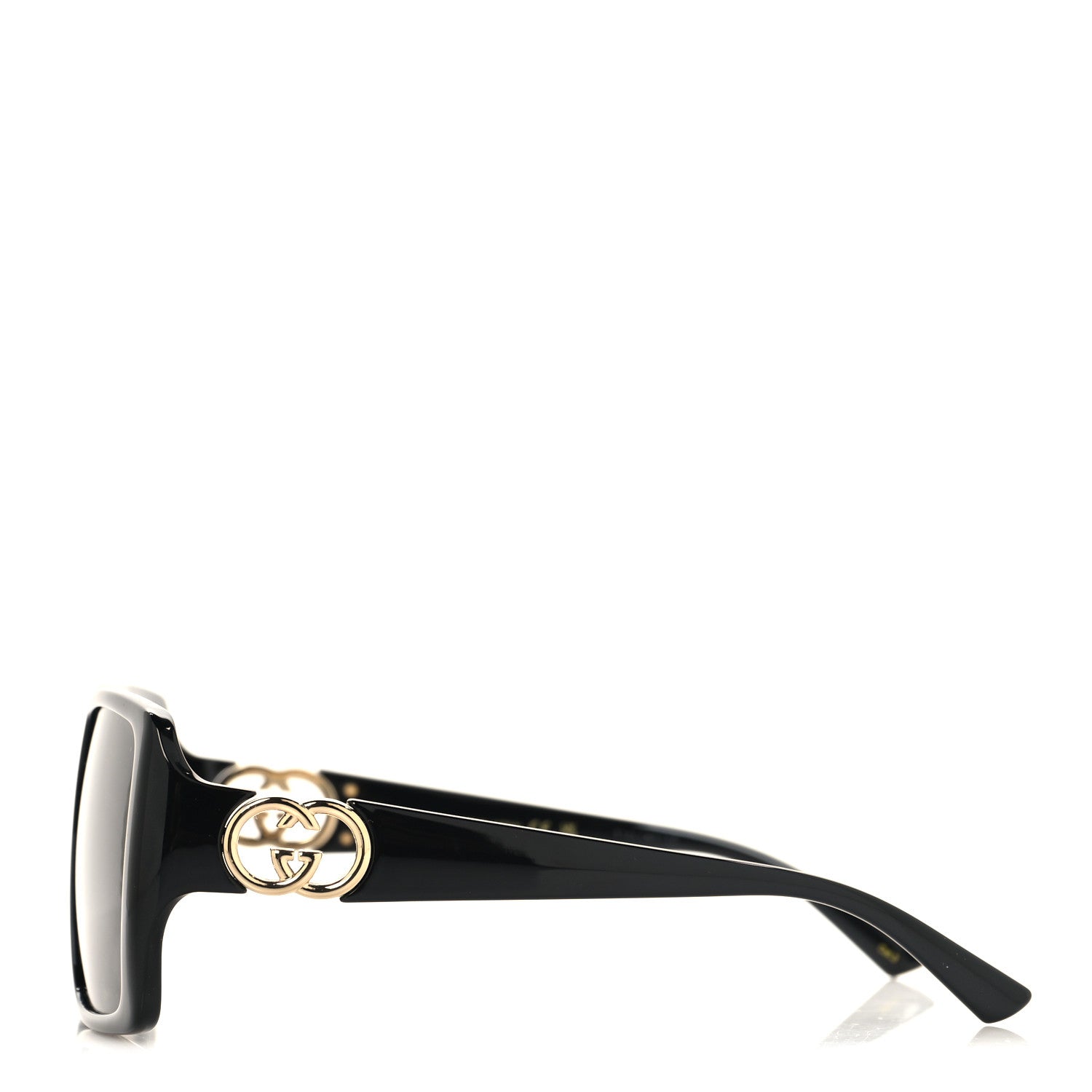 Gucci Square Sunglasses — Black