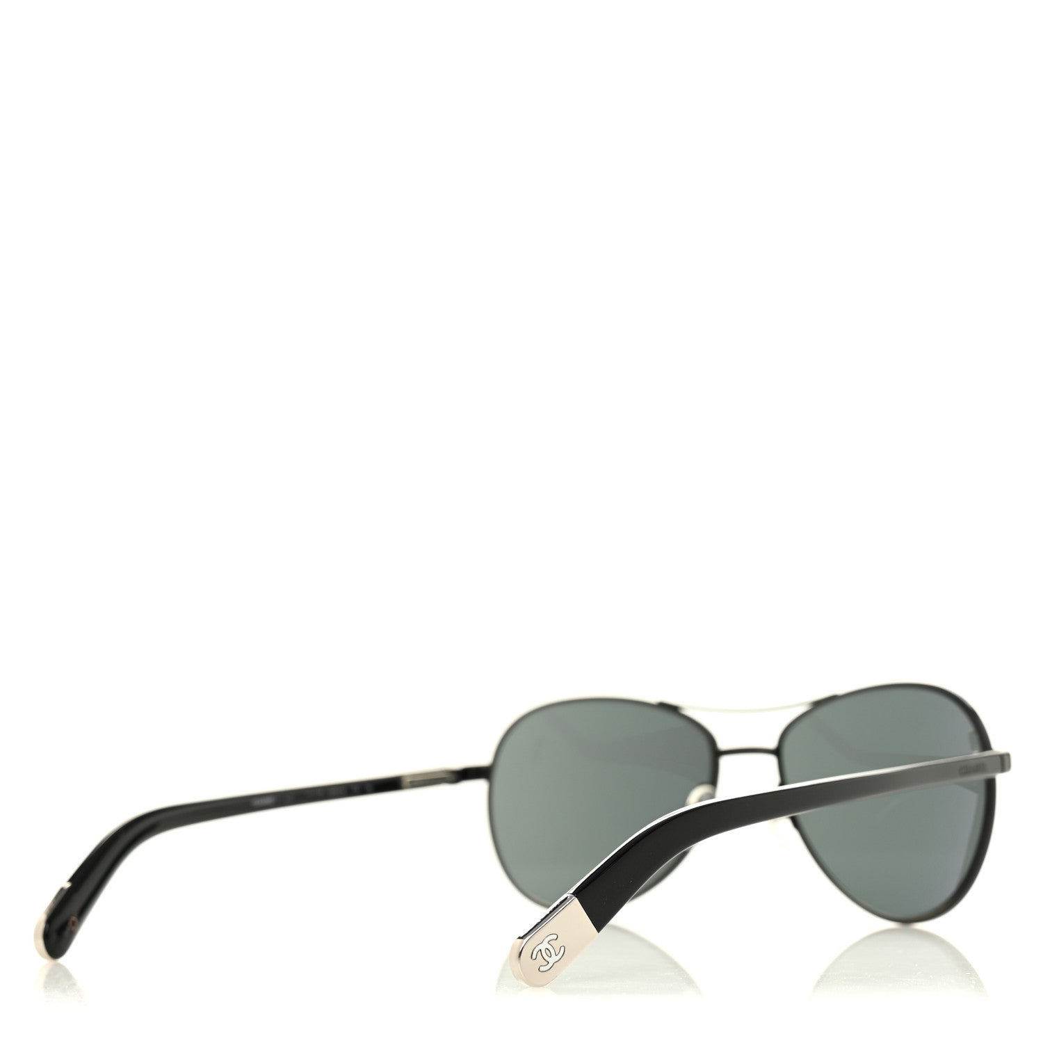 Chanel Aviator Sunglasses — Black