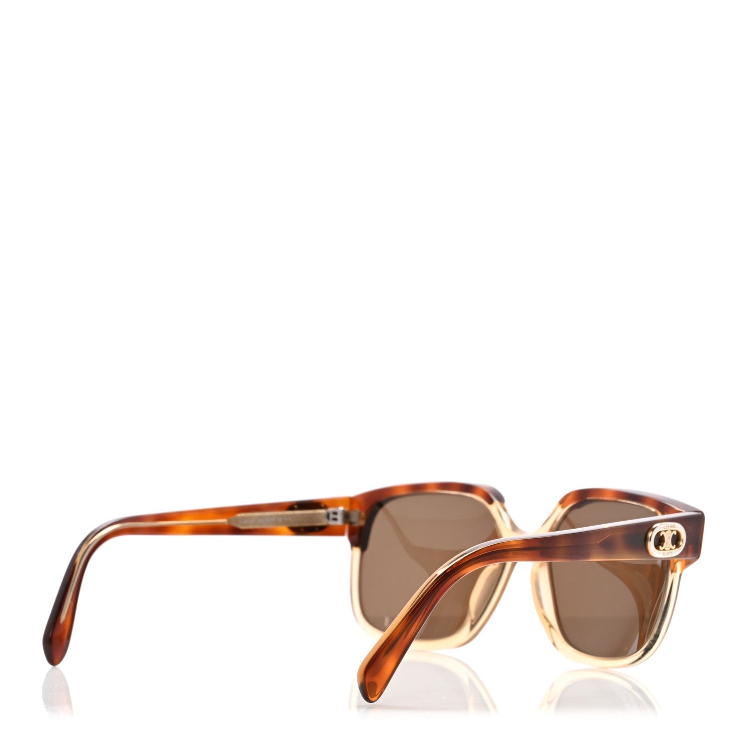 Celine Square Sunglasses — Tortoise