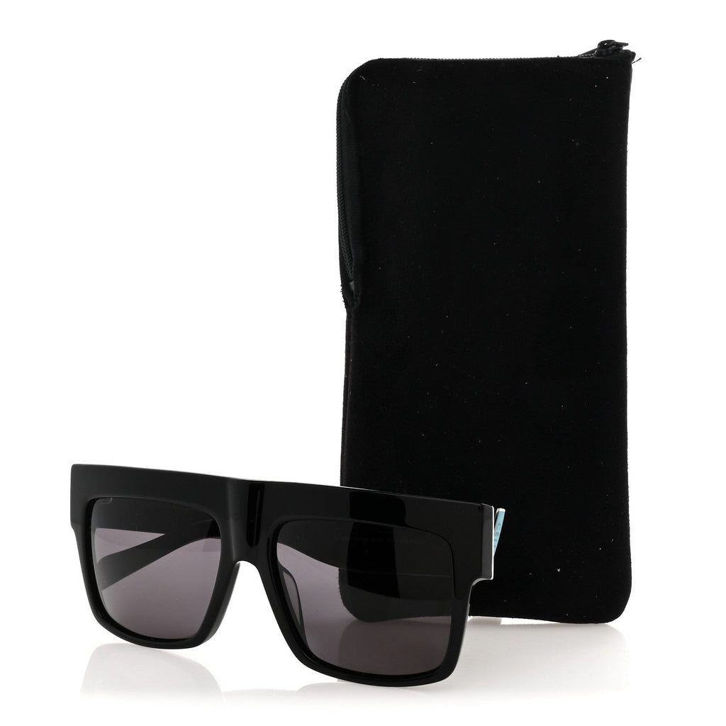 Celine Square Sunglasses — Black