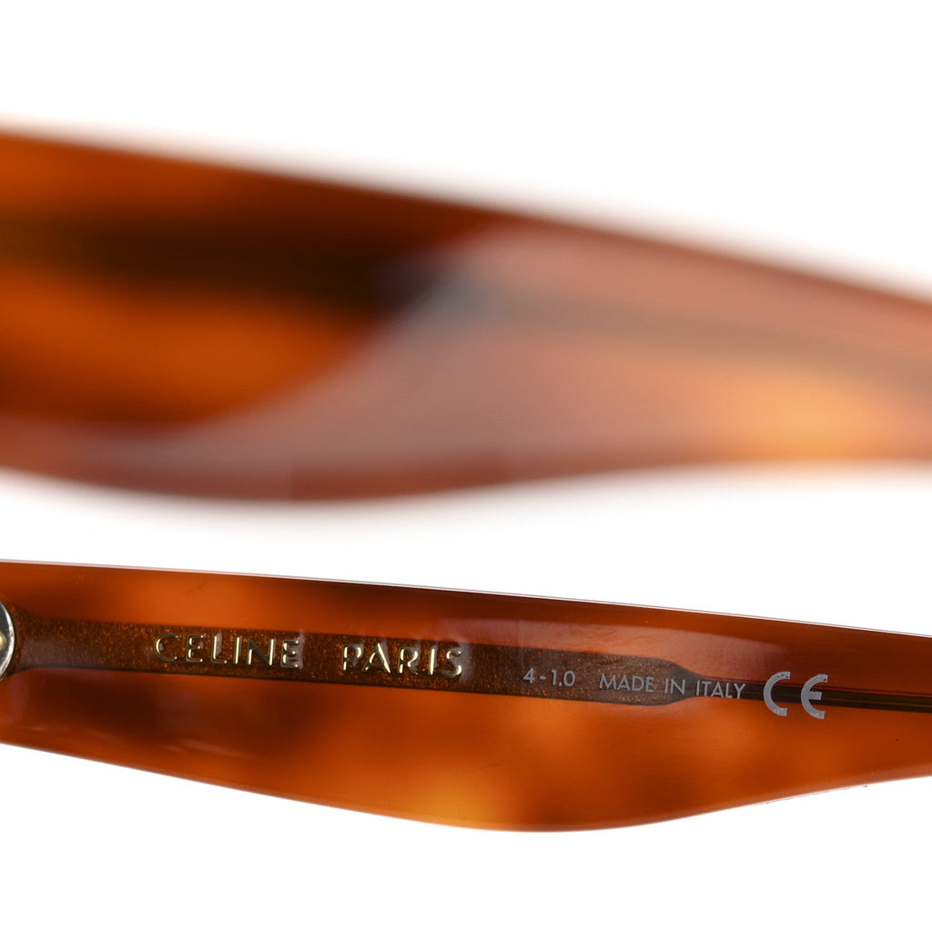 Celine Square Sunglasses — Havana