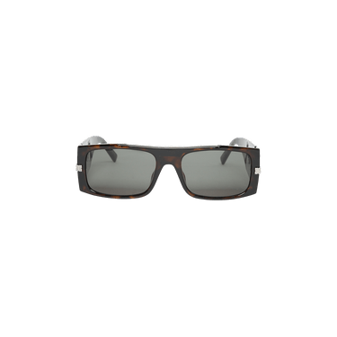 Givenchy Micro Logo Square Sunglasses — Brown
