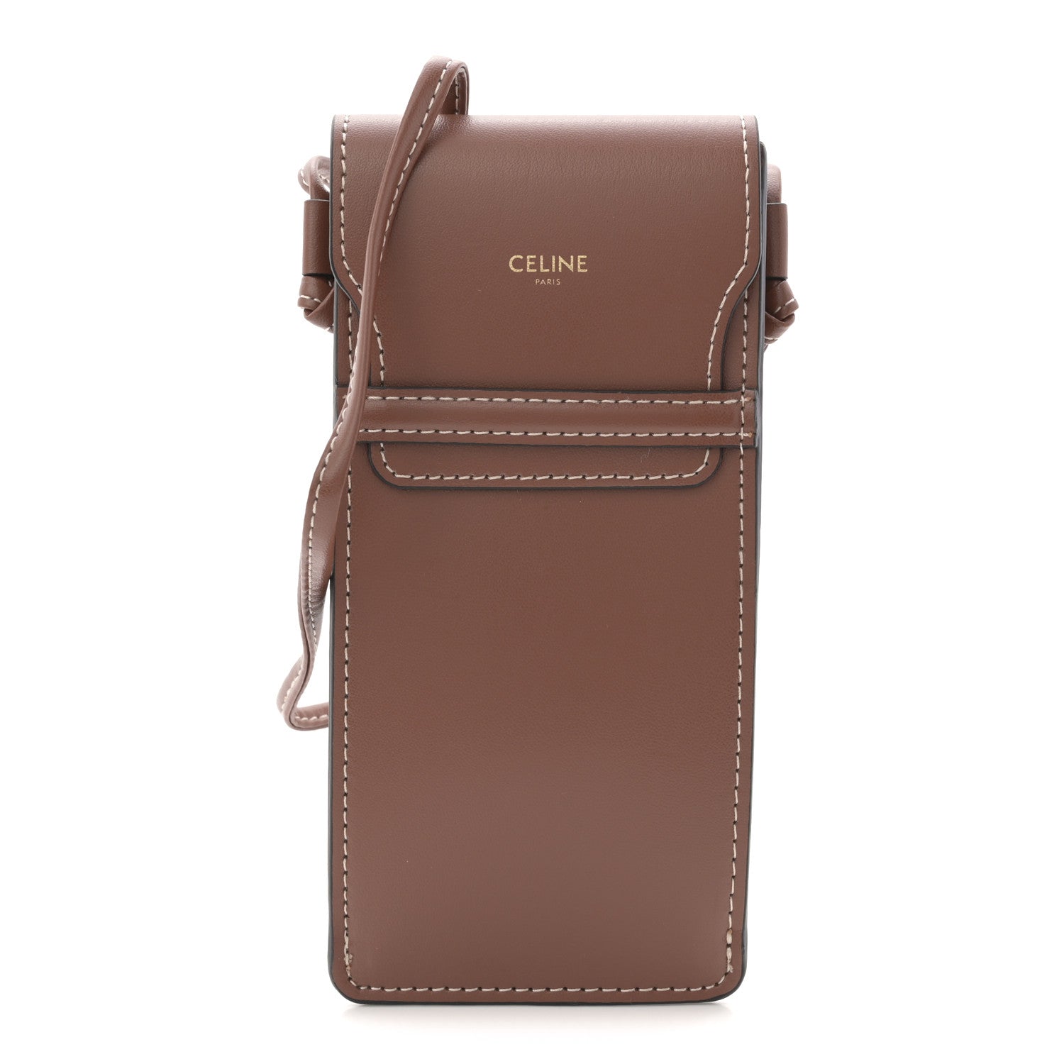 Celine Square Sunglasses — Tan