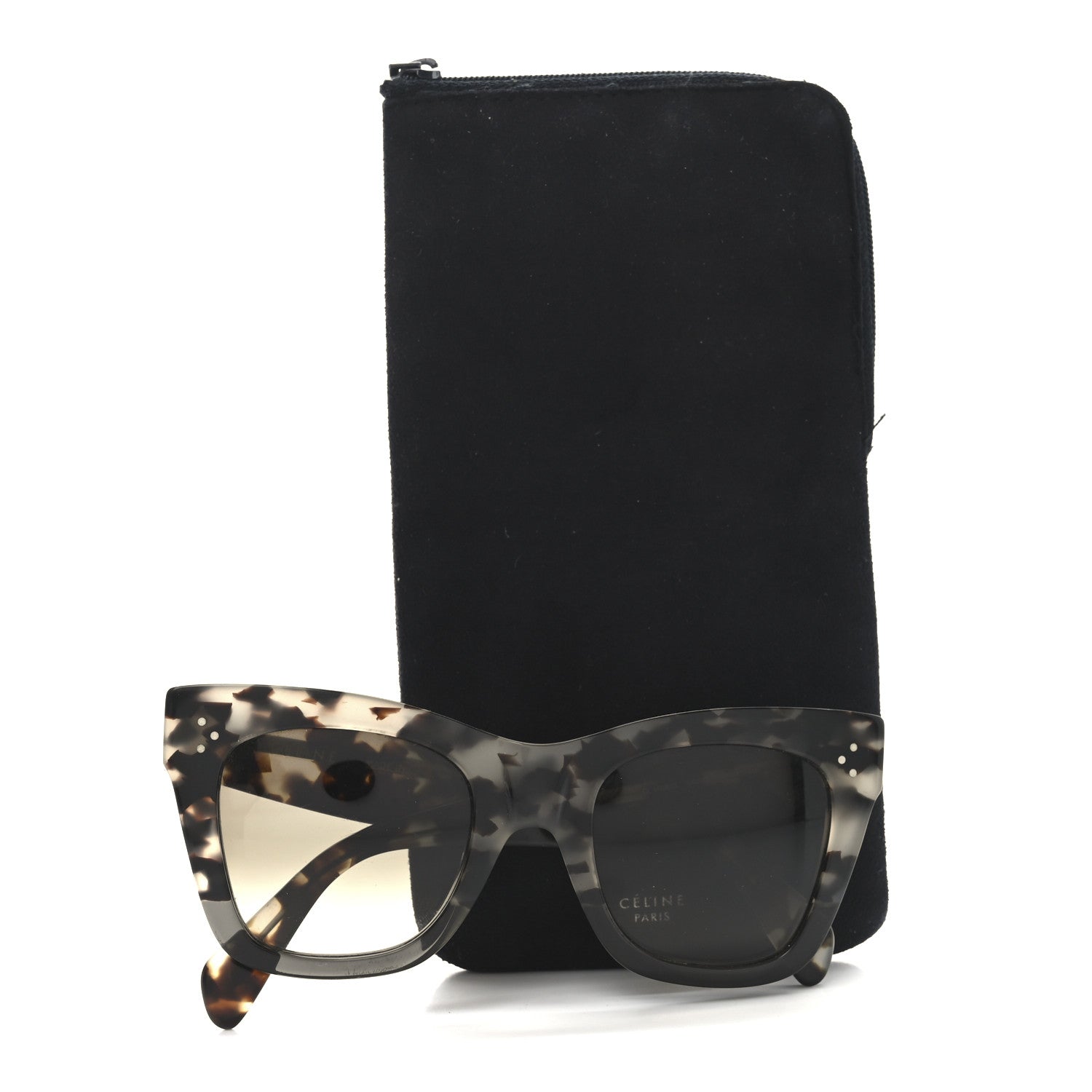 Celine Square Sunglasses — Havana