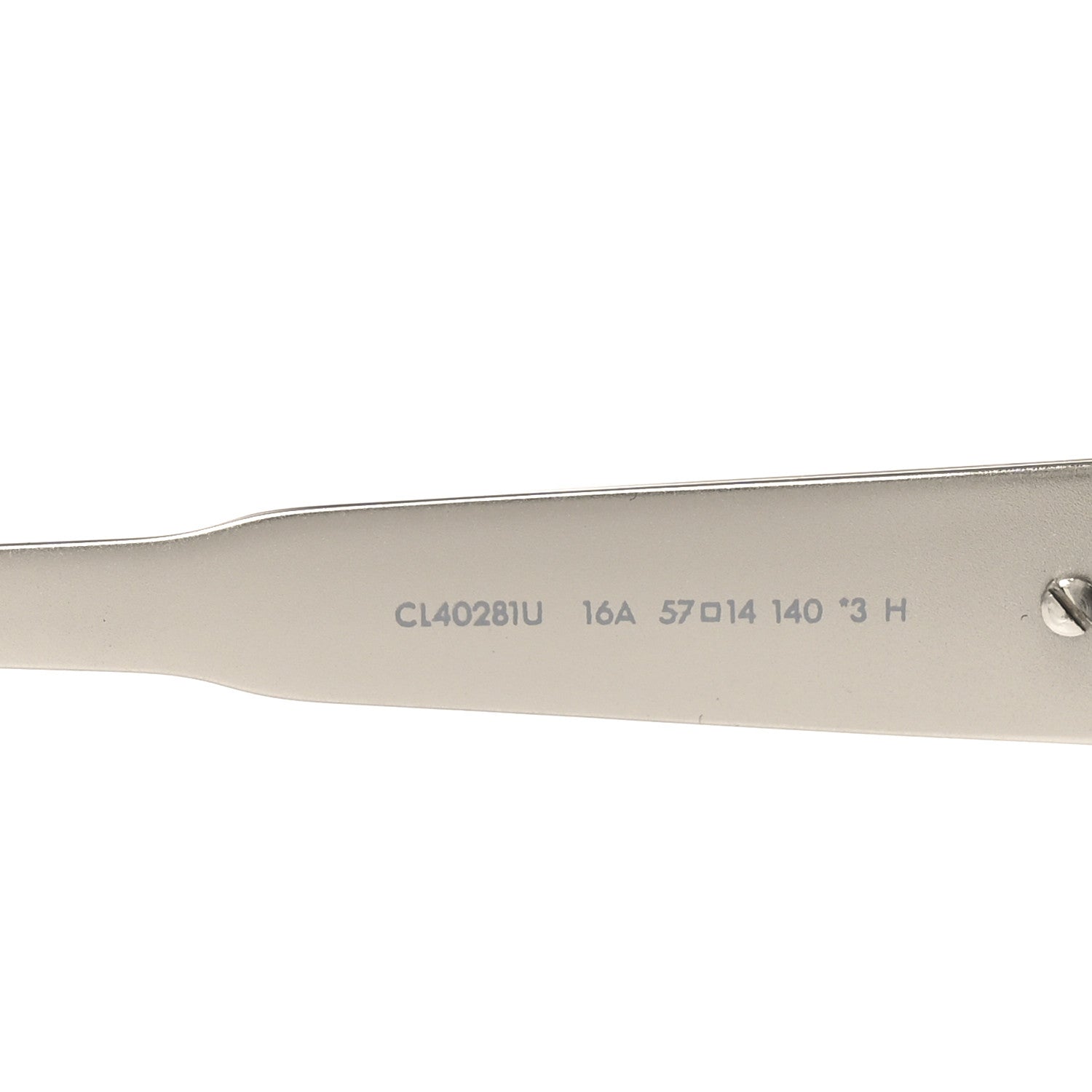 Celine Square Sunglasses — Silver