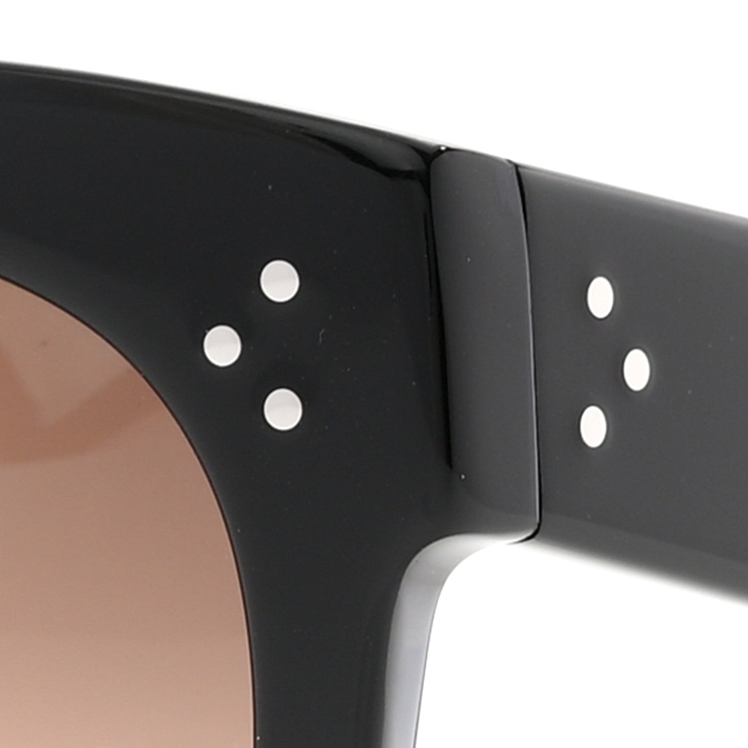 Celine Square Sunglasses — Black