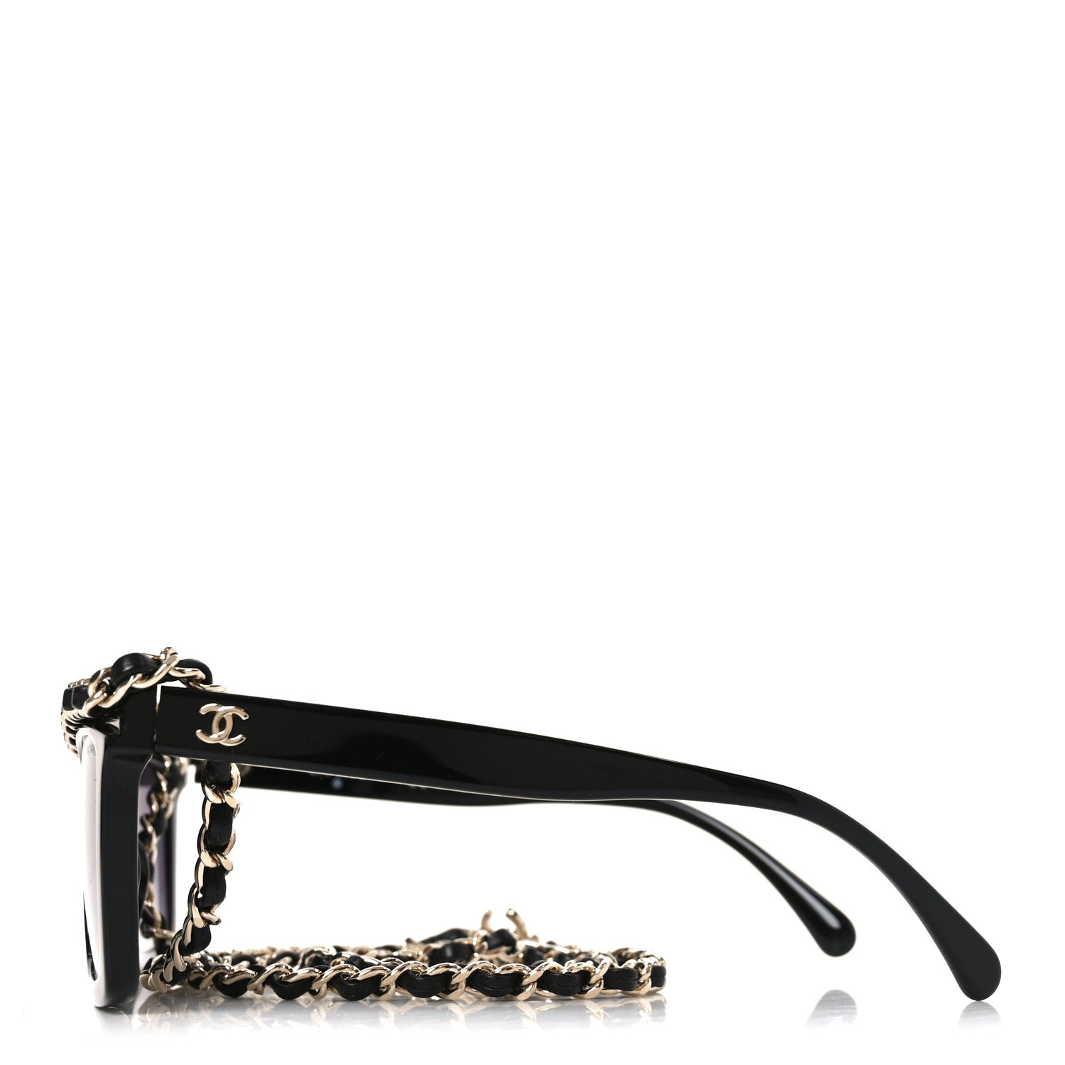 Chanel Square Sunglasses — Black