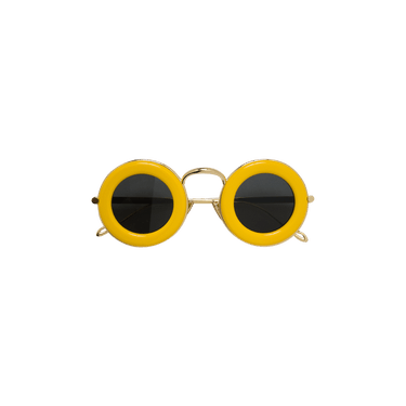 Loewe Round Sunglasses — Yellow