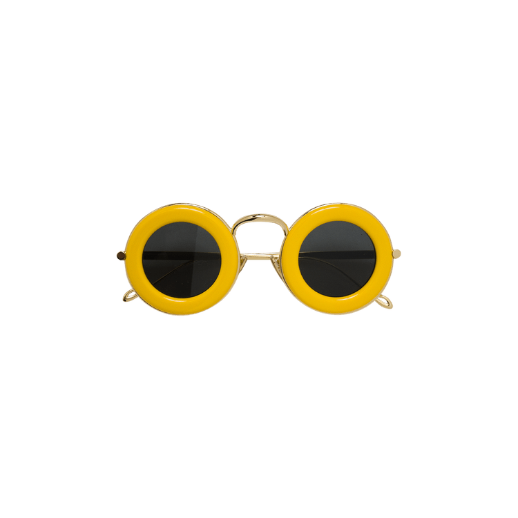 Loewe Round Sunglasses — Yellow