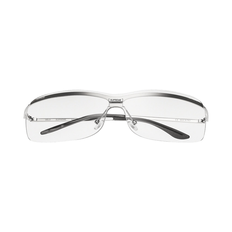 Supreme Velo Sunglasses — Silver