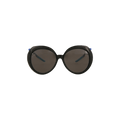 Balenciaga Round Frame Sunglasses — Black