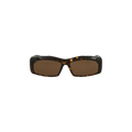 Balenciaga Square Frame Sunglasses — Multi-Color