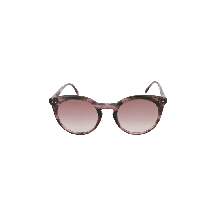 Bottega Veneta Round Frame Sunglasses — Brown